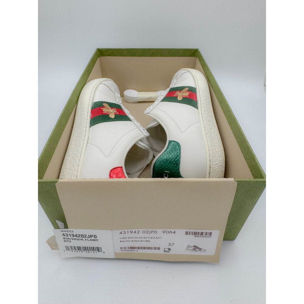Gucci New Ace Bee Embroidered Sneakers